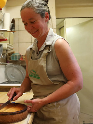 Annegret Scholler-Hilgenberg, Hygienemanagement, Kuchenherstellung, Verkauf auf dem Wochenmarkt